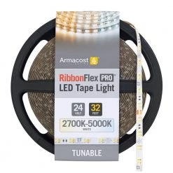 Best reviews of 😍 Armacost Lighting RibbonFlex Pro 24-Volt White CCT Tunable LED Strip Light Tape 32 ft. (10 m) 🥰