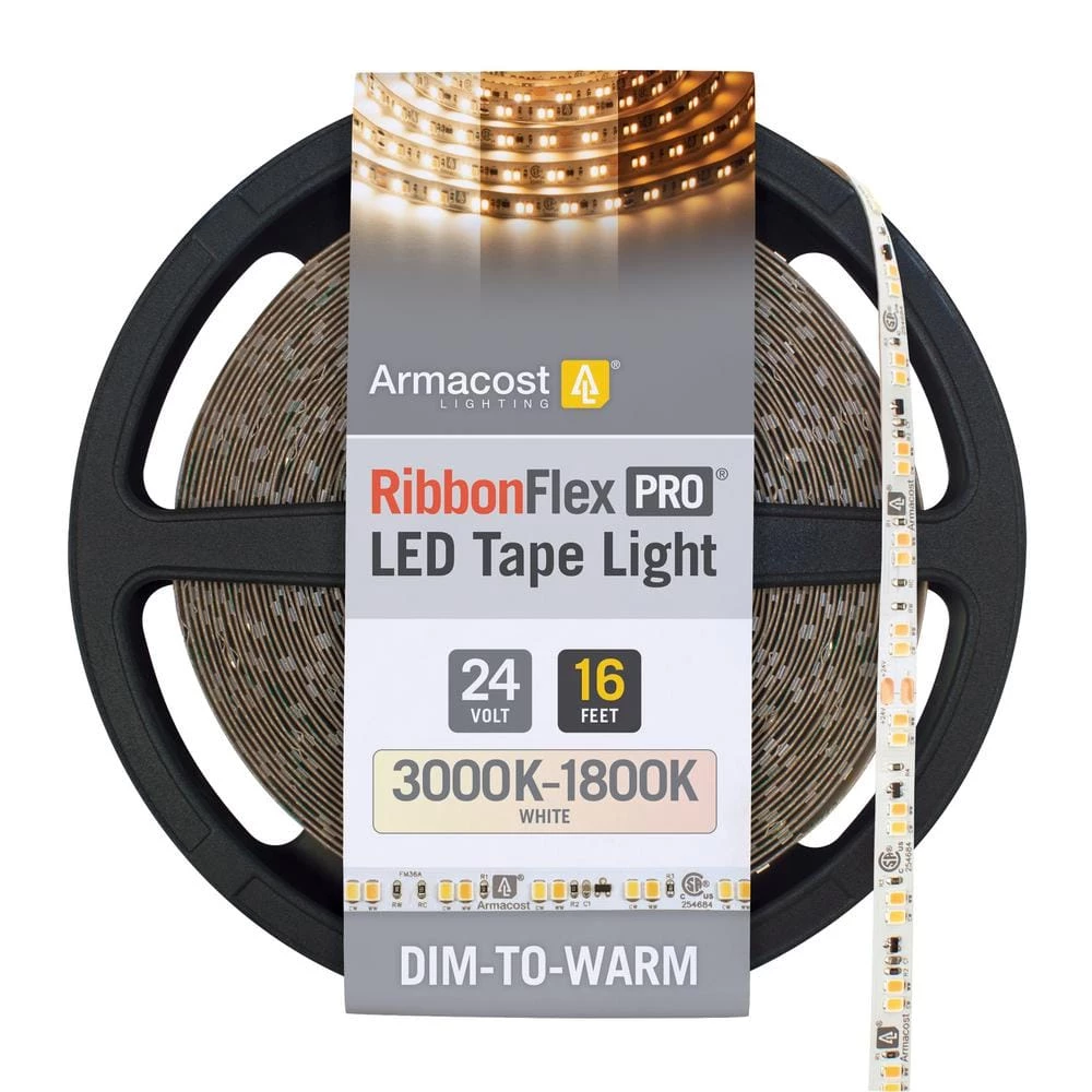 Coupon 👏 Armacost Lighting RibbonFlex Pro 24-Volt White Dim-to-Warm LED Tape Light 🥰 3 Coupon 👏 Armacost Lighting RibbonFlex Pro 24-Volt White Dim-to-Warm LED Tape Light 🥰
