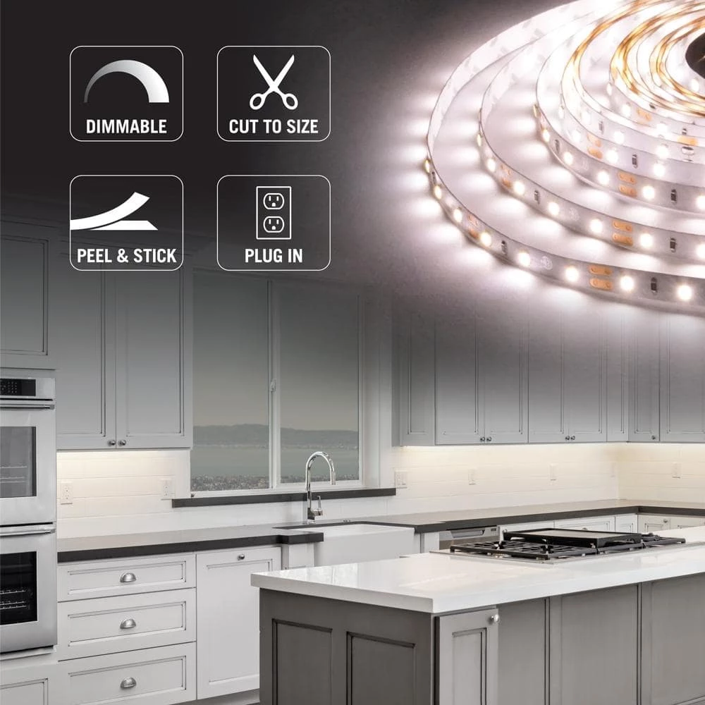 Wholesale ๐ Armacost Lighting RibbonFlex Home 16 ft. LED Warm White Strip Light Kit with Remote ๐งจ 6 Wholesale ๐ Armacost Lighting RibbonFlex Home 16 ft. LED Warm White Strip Light Kit with Remote ๐งจ - Image 4