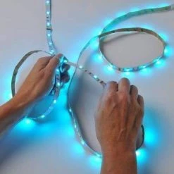 Wholesale 💯 Armacost Lighting 8 ft. LED RGB Color Changing Tape Light ✔️ -Cheap Cabinet Lights Store white armacost lighting led strip lights 611410 c3 1000