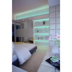 Wholesale 💯 Armacost Lighting 8 ft. LED RGB Color Changing Tape Light ✔️ -Cheap Cabinet Lights Store white armacost lighting led strip lights 611410 d4 1000