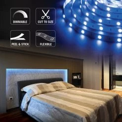 Best Pirce ⭐ Armacost Lighting RibbonFlex Home 32.8 ft. (10 m) Multi-Color LED Tape Light 30 LEDs/Meter 🎁 -Cheap Cabinet Lights Store white armacost lighting led strip lights 613250 4f 1000