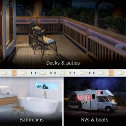 Coupon 👏 Armacost Lighting RibbonFlex Pro 16 ft. 5 m Outdoor IP67 RGB Plus W Strip Light Tape 30 Plus 30 LED/m ✨ -Cheap Cabinet Lights Store white armacost lighting led strip lights 623430 fa 1000