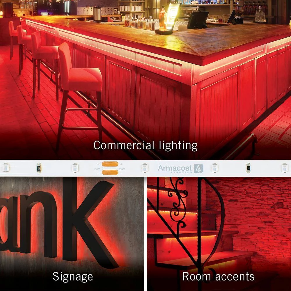 New 🛒 Armacost Lighting RibbonFlex Pro 24-Volt Red LED Strip Light Tape 30 LED/m 16 ft. (5m) 🎁 7 New 🛒 Armacost Lighting RibbonFlex Pro 24-Volt Red LED Strip Light Tape 30 LED/m 16 ft. (5m) 🎁 - Image 5