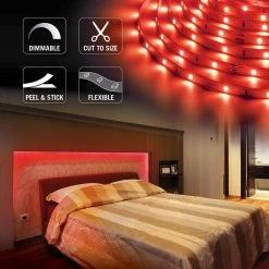 New 🛒 Armacost Lighting RibbonFlex Pro 24-Volt Red LED Strip Light Tape 30 LED/m 16 ft. (5m) 🎁 10 New 🛒 Armacost Lighting RibbonFlex Pro 24-Volt Red LED Strip Light Tape 30 LED/m 16 ft. (5m) 🎁 -Cheap Cabinet Lights Store white armacost lighting led strip lights 633230 4f 1000