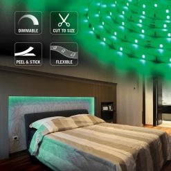 Wholesale 🔔 Armacost Lighting RibbonFlex Pro 24-Volt Green LED Strip Light Tape 30 LED/m 16 ft. (5m) ⌛ -Cheap Cabinet Lights Store white armacost lighting led strip lights 633231 4f 1000