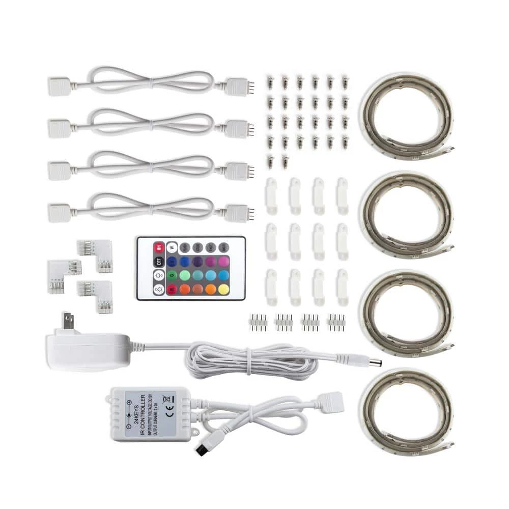 Best deal βοΈ BAZZ RGB LED Tape Light (4-Pack) π₯ 4 Best deal βοΈ BAZZ RGB LED Tape Light (4-Pack) π₯ - Image 2