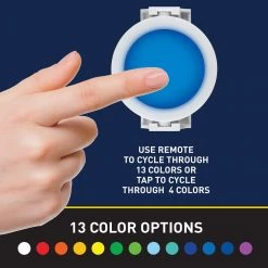 New 💯 Bell + Howell Color Changing Swivel Base 13 Color Options LED Cabinet Puck Lights (3-Pack) with Remote 🔥 -Cheap Cabinet Lights Store white bell howell puck lights 8415 4f 1000