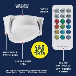 Cheap Cabinet Lights Store -Cheap Cabinet Lights Store white bell howell puck lights 8415 c3 1000