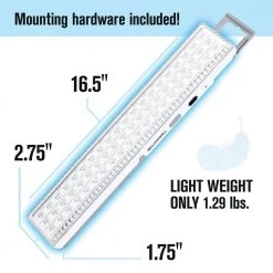 Flash Sale 🔥 Bell + Howell Super Bright Portable Rechargeable 60 Integrated LED White Light Bar 🤩 -Cheap Cabinet Lights Store white bell howell under cabinet lights 1436 1f 1000