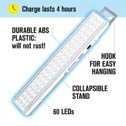 Flash Sale 🔥 Bell + Howell Super Bright Portable Rechargeable 60 Integrated LED White Light Bar 🤩 -Cheap Cabinet Lights Store white bell howell under cabinet lights 1436 44 1000