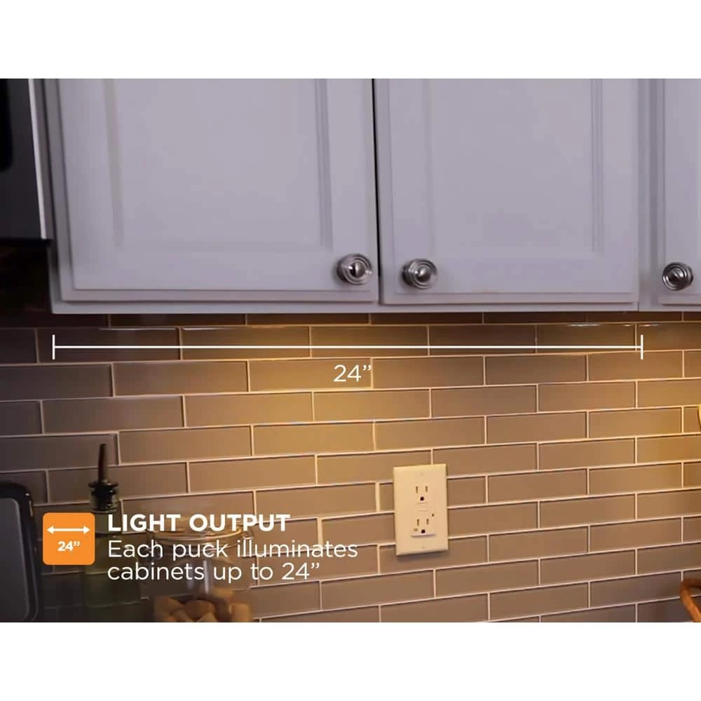 Brand new ๐ BLACK+DECKER LED Warm White Puck Light Kit (3-Pack) โจ 7 Brand new ๐ BLACK+DECKER LED Warm White Puck Light Kit (3-Pack) โจ - Image 5