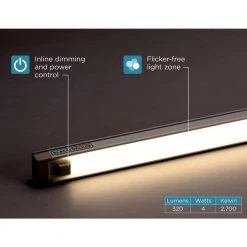 New 🎁 BLACK+DECKER Push Wire 9 in. Light Bar, Cool White 💯 -Cheap Cabinet Lights Store white black decker under cabinet lights leduc9 1cb 44 1000