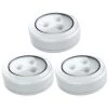 Brand new ✨ Brilliant Evolution LED White Puck Light (3-Pack) 🎉 -Cheap Cabinet Lights Store white brilliant evolution puck lights brrc133 64 1000