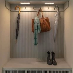 Budget 😍 Brilliant Evolution LED White Wireless Under Cabinet Light with 2 Remotes (4-Pack) ✨ -Cheap Cabinet Lights Store white brilliant evolution under cabinet lights brrc120ir4 44 1000