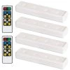 Budget 😍 Brilliant Evolution LED White Wireless Under Cabinet Light with 2 Remotes (4-Pack) ✨ -Cheap Cabinet Lights Store white brilliant evolution under cabinet lights brrc120ir4 64 1000
