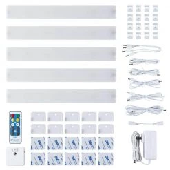 Cheapest 🛒 Brilliant Evolution 12 in. LED Under Cabinet Light with Remote (5-Pack) 👍