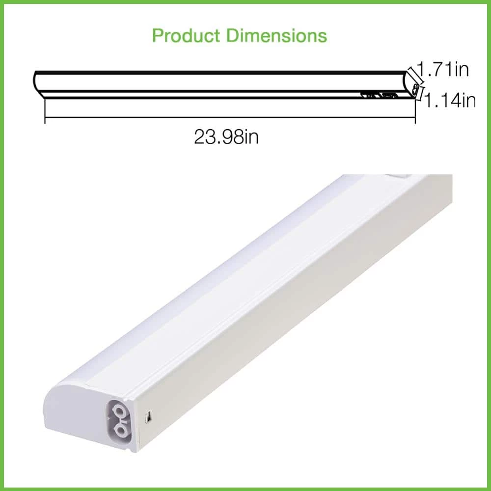 Hot Sale ๐ Commercial Electric 24 in. 11-Watt Plug-In Color Changing LED Under Cabinet Light 3-Position Switch Linkable 700 Lumens (5-Pack) ๐คฉ 9 Hot Sale ๐ Commercial Electric 24 in. 11-Watt Plug-In Color Changing LED Under Cabinet Light 3-Position Switch Linkable 700 Lumens (5-Pack) ๐คฉ - Image 7