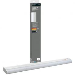 Flash Sale ✨ Commercial Electric 24 in. 11-Watt Plug-In Color Changing LED Under Cabinet Light 3-Position Switch Linkable 700 Lumens Cords Included 🛒