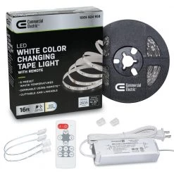 Cheapest 😀 Commercial Electric 16 ft. LED Tunable White Tape Light Kit- Under Cabinet Light 👏
