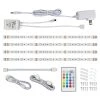 Coupon ❤️ Commercial Electric 12 in. LED Linkable RGBW Flexible Under Cabinet Light Kit (4-Strip Pack) ✨ -Cheap Cabinet Lights Store white commercial electric under cabinet lights c423100 64 1000