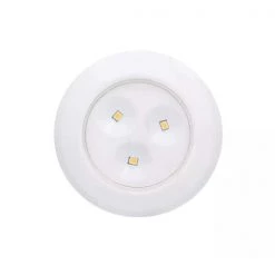 Best deal 🔥 Defiant Battery Operated 2.99 in. LED White Puck Light (3-Pack) ✔️ -Cheap Cabinet Lights Store white defiant puck lights ba002 wh 4f 1000