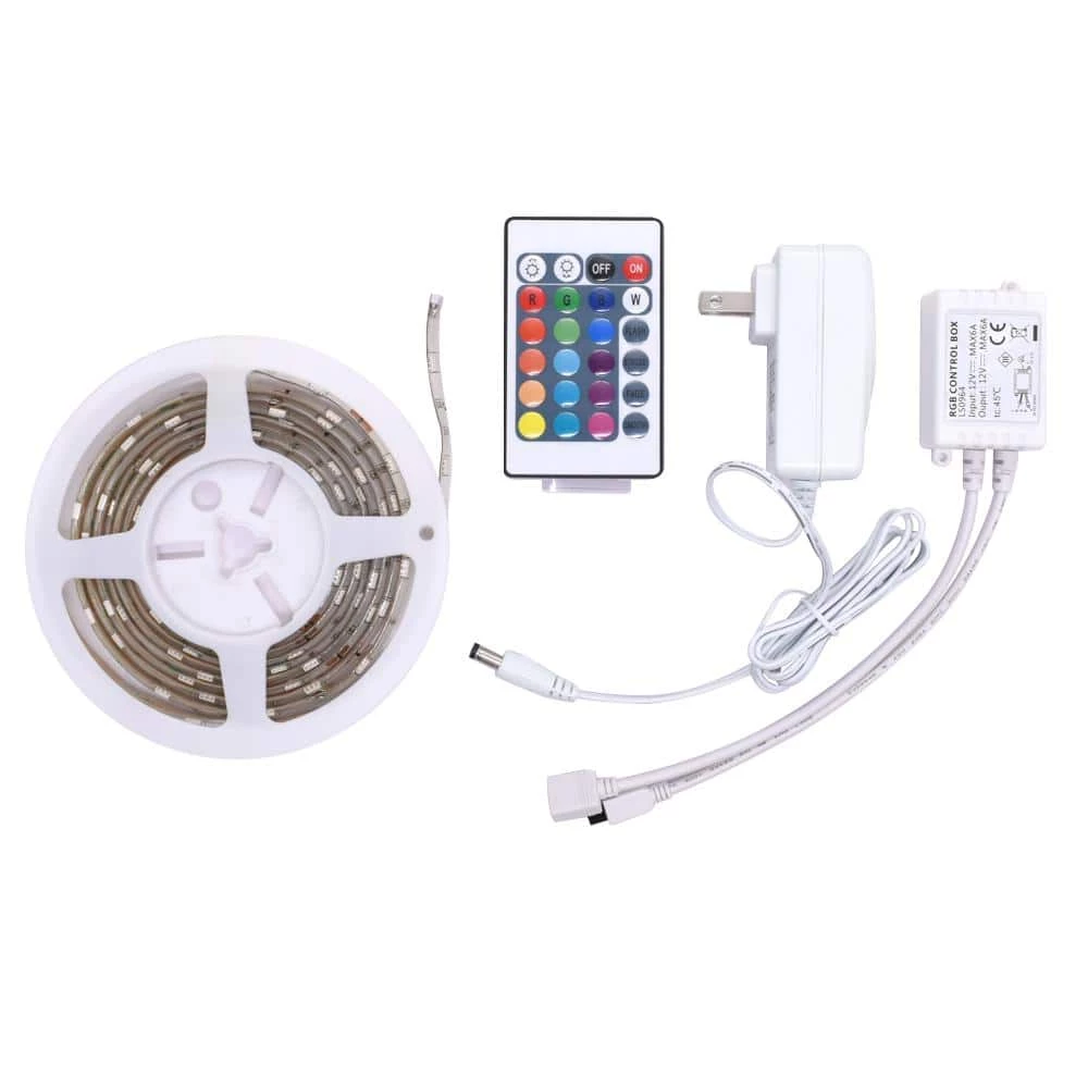 Budget ๐ฅฐ EcoSmart 8 ft. RGB Indoor LED Strip Light Kit โ๏ธ 3 Budget ๐ฅฐ EcoSmart 8 ft. RGB Indoor LED Strip Light Kit โ๏ธ