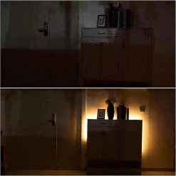 Buy ❤️ EcoSmart 3.2 ft. Battery Motion On/Off Strip Light 😉 -Cheap Cabinet Lights Store white ecosmart led strip lights ls580 1m 44 1000