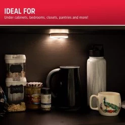 Brand new 🧨 Energizer Battery Operated Motion Sensing LED Puck Lights (6-Pack) ✔️ -Cheap Cabinet Lights Store white energizer puck lights 59325 t1 44 1000