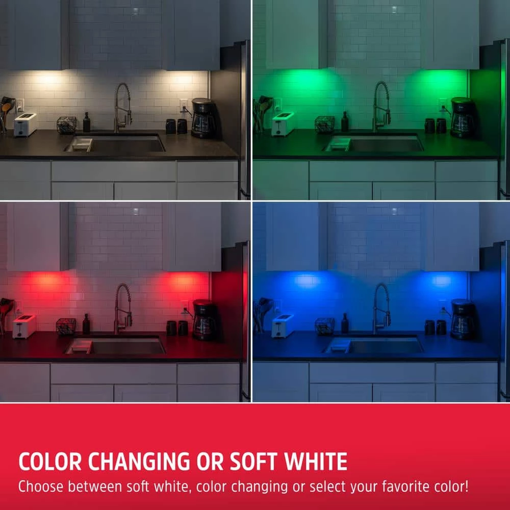 Wholesale 😍 Energizer 12 in. Color-Changing LED White Under Cabinet Light Bar with Remote (2-Pack) 👍 7 Wholesale 😍 Energizer 12 in. Color-Changing LED White Under Cabinet Light Bar with Remote (2-Pack) 👍 - Image 5