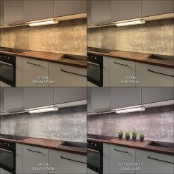 Best reviews of 🌟 ETi 18 in. Kitchen Pantry Laundry Room LED Under Cabinet Light with Adjustable Beam, 3 CCT, Grow Mode for Indoor Gardening 🎁 -Cheap Cabinet Lights Store white eti under cabinet lights 53508101 uc 40 1000