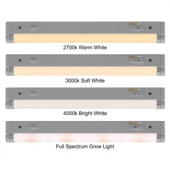 Wholesale 🎉 ETi 18 in. Kitchen Pantry Laundry LED Under Cabinet Light w/Adjustable Beam, 3 CCT, Grow Mode for Indoor Gardening (5-Pack) ⭐ -Cheap Cabinet Lights Store white eti under cabinet lights 53508101 uc 5pk 40 1000