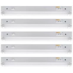 Wholesale 🎉 ETi 18 in. Kitchen Pantry Laundry LED Under Cabinet Light w/Adjustable Beam, 3 CCT, Grow Mode for Indoor Gardening (5-Pack) ⭐