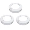 Hot Sale 😀 Feit Electric 3 in. Plug-in White Linkable Onesync Under Cabinet Integrated LED Puck Light with Color Changing CCT (3-Pack) 🛒 -Cheap Cabinet Lights Store white feit electric puck lights bpucl puck 5cct 3 64 1000