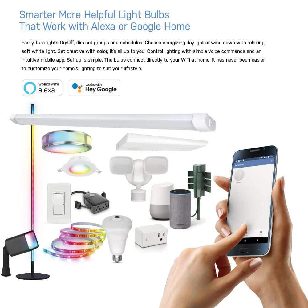 Promo 🛒 Feit Electric 20.4 in. Plug-In Integrated LED Tunable White Linkable Smart Home Wi-Fi Connected Wireless Under Cabinet Light (4-Pack) 👏 7 Promo 🛒 Feit Electric 20.4 in. Plug-In Integrated LED Tunable White Linkable Smart Home Wi-Fi Connected Wireless Under Cabinet Light (4-Pack) 👏 - Image 5