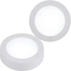 Cheap 🎁 GE Touch Activated White LED Puck Light (2-Pack) 💯