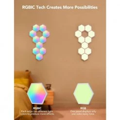 Promo π Govee Hexa Wall Light (5-Pieces) π₯ 12 Promo π Govee Hexa Wall Light (5-Pieces) π₯ -Cheap Cabinet Lights Store white govee under cabinet lights b6061a03 1f 1000