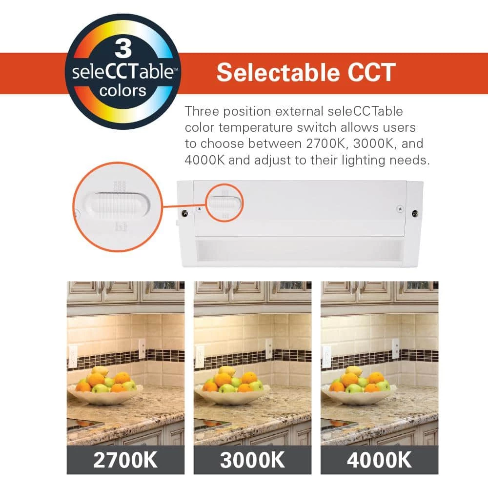 Hot Sale 🤩 HALO HU11 Series 24 in. Selectable White LED Integrated Under Cabinet Light ⌛ 6 Hot Sale 🤩 HALO HU11 Series 24 in. Selectable White LED Integrated Under Cabinet Light ⌛ - Image 4