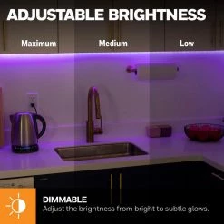 Deals 🛒 Honeywell 9.8 ft. USB or Battery Powered LED RGB Motion Activated Strip Lights for Home Decor, Mounted Under Cabinet Lights 👏 15 Deals 🛒 Honeywell 9.8 ft. USB or Battery Powered LED RGB Motion Activated Strip Lights for Home Decor, Mounted Under Cabinet Lights 👏 -Cheap Cabinet Lights Store white honeywell under cabinet lights hw st002 999 4f 1000