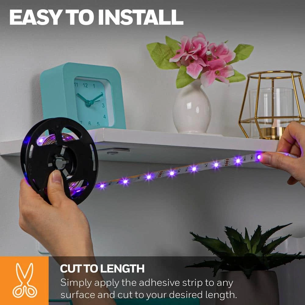 Deals 🛒 Honeywell 9.8 ft. USB or Battery Powered LED RGB Motion Activated Strip Lights for Home Decor, Mounted Under Cabinet Lights 👏 10 Deals 🛒 Honeywell 9.8 ft. USB or Battery Powered LED RGB Motion Activated Strip Lights for Home Decor, Mounted Under Cabinet Lights 👏 - Image 8