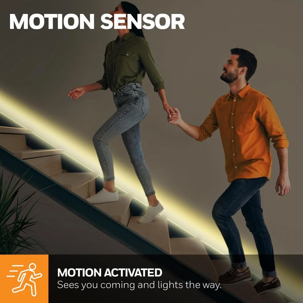 Deals ๐ Honeywell 13.2 ft. Motion Activated Flexible LED Warm White Strip Light for Home Decor, Ambient Under Cabinet Lighting โ 7 Deals ๐ Honeywell 13.2 ft. Motion Activated Flexible LED Warm White Strip Light for Home Decor, Ambient Under Cabinet Lighting โ - Image 5