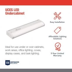 Brand new 🧨 Juno Contractor Select UCES 18 in. White LED Direct Wire Under Cabinet Light Switchable CCT 646 Lumens 2700K 3000K 3500K ⌛ -Cheap Cabinet Lights Store white juno under cabinet lights uces 18in sww6 90cri wh m6 e1 1000