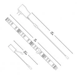 Brand new ⌛ Unbranded 120 in. Undercabinet LED RGB Flexible Strip 👏 -Cheap Cabinet Lights Store white led strip lights u16035rd 44 1000