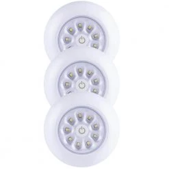 Buy 🤩 Light It! 30016-308 9-LED Anywhere Light XB, White 🤩 -Cheap Cabinet Lights Store white light it puck lights 30016 308 c3 1000
