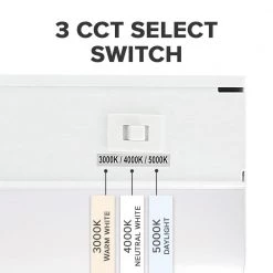 Buy ⌛ Maxxima 18 in. 9-Watt Hardwire LED Undercabinet Light 3CCT ✔️ -Cheap Cabinet Lights Store white maxxima under cabinet lights msl 189003 44 1000