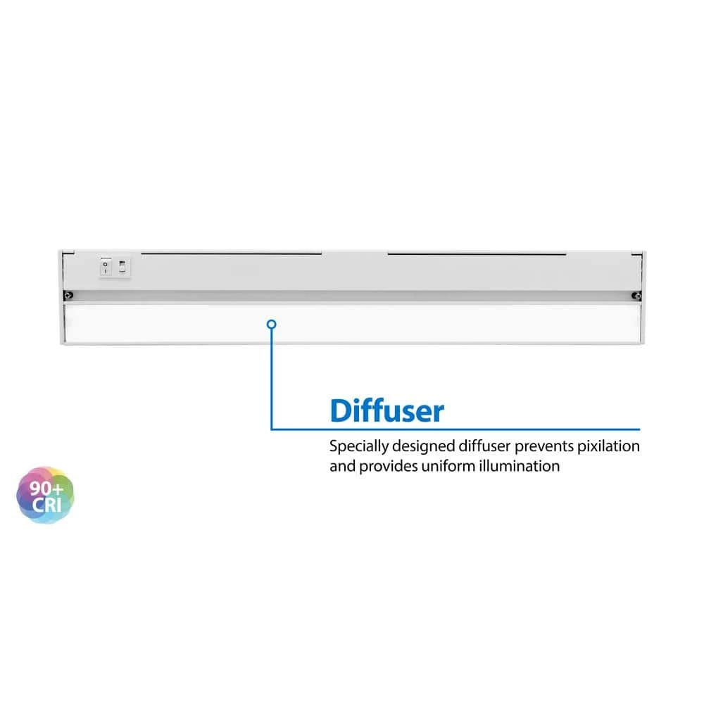 Buy ๐ NICOR NUC-5 Series 21.5 in. White Selectable LED Under Cabinet Light ๐ฏ 5 Buy ๐ NICOR NUC-5 Series 21.5 in. White Selectable LED Under Cabinet Light ๐ฏ - Image 3