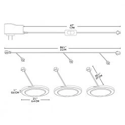 Top 10 👏 Unbranded 3-Pack Under-Cabinet LED Puck Light 😍 -Cheap Cabinet Lights Store white puck lights u16003wd fa 1000