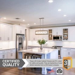 Discount 😉 Sunlite Plug In 22 in. LED White Linkable 640 Lumen White Kitchen Bathroom Office Under Cabinet Light, 4000K Cool White 🧨 -Cheap Cabinet Lights Store white sunlite under cabinet lights hd03103 1 76 1000