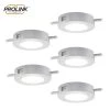 Discount ⭐ ULTRA PROGRADE ProLink Plug-in LED Under Cabinet Puck Lights (5-Pack) 🛒 -Cheap Cabinet Lights Store white ultra prograde puck lights 55215 t1 64 1000