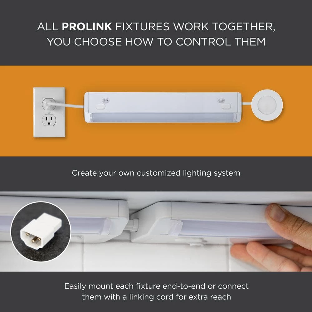 Promo โ๏ธ ULTRA PROGRADE ProLink Plug-in 18 in. LED White Under Cabinet Light ๐ 7 Promo โ๏ธ ULTRA PROGRADE ProLink Plug-in 18 in. LED White Under Cabinet Light ๐ - Image 5